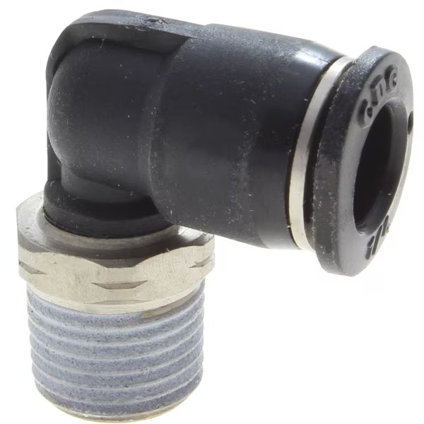 Fitting, PTC, Male Hex Elbow, Compact, 1/4